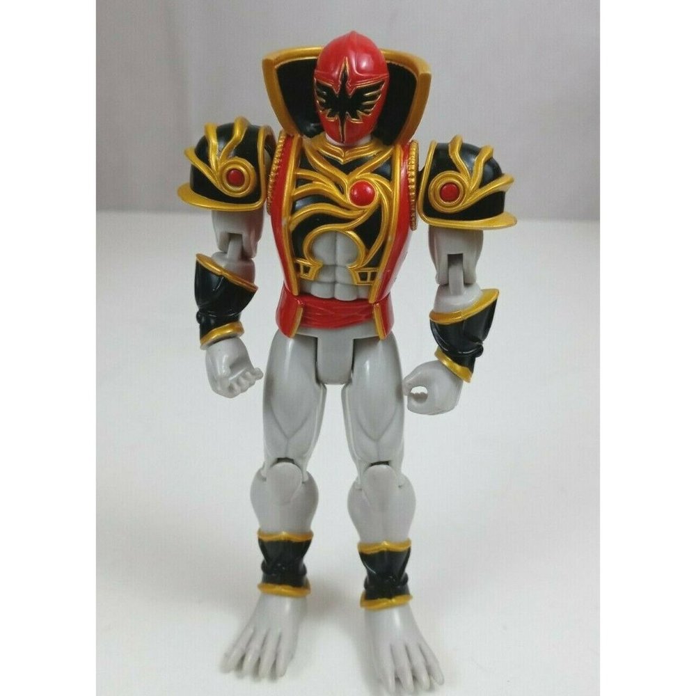 2005 Bandai Power Rangers Mystic Force Jenji Cat Red Ranger Action Figure